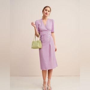 Rouje Gabin Lavender dot 36 EUC